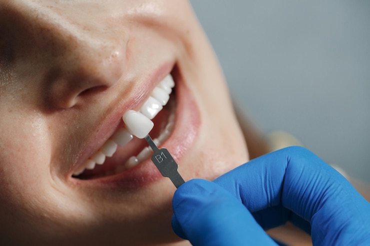 front tooth crown